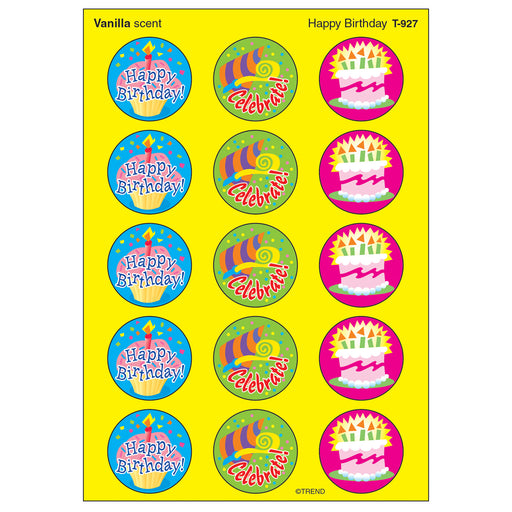 (6 Pk) Stinky Stickers Happy Birthday