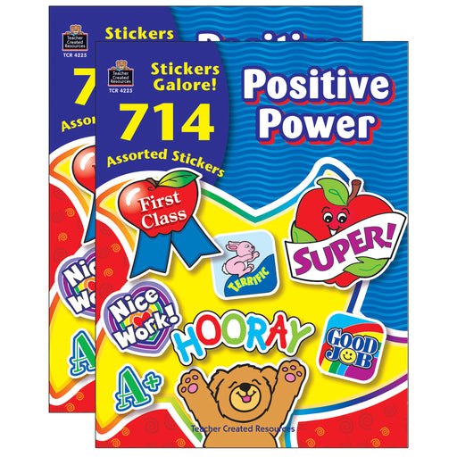 (2 Pk) Positive Power Sticker Book 714 Per Pk