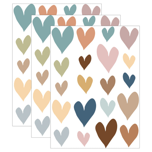 Everyone is Welcome Hearts Accents - Assorted Sizes, 60 Per Pack, 3 Packs