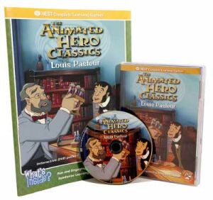 The Animated Story Of Louis Pasteur Video On Interactive DVD