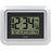 La Crosse Technology Atomic Digital Wall Clock With Indoor And Outdoor Temperature