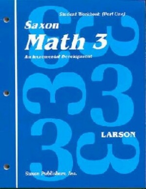 Saxon Math 3 Student Wrkbks/Fact Cards First Edition