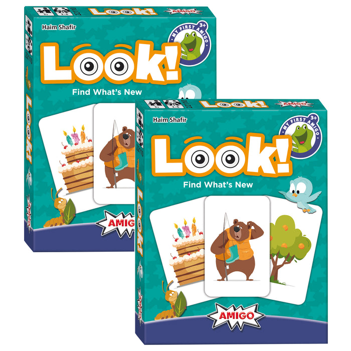 My First AMIGO Card Game: Look!, Pack of 2