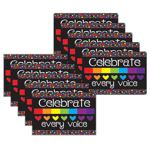 Computer Mouse Pad, 8" x 10", Celebrate Every Voice, Pack of 10