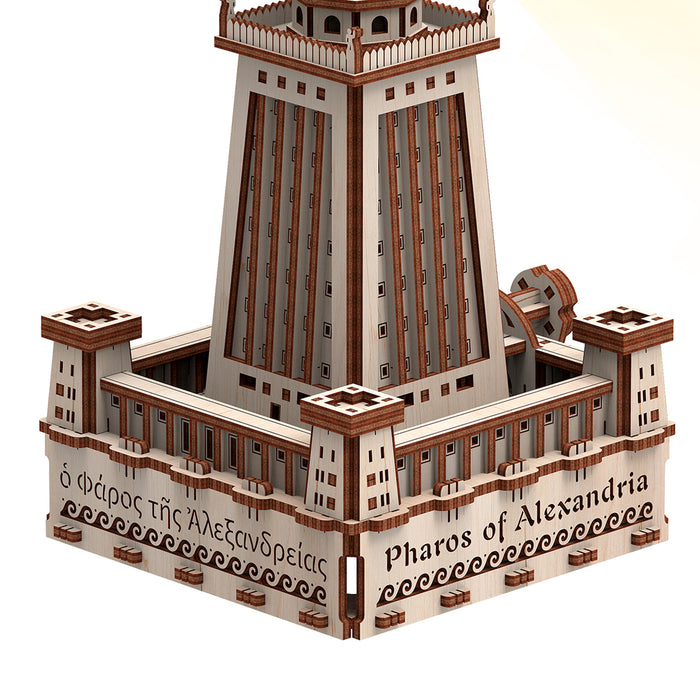 Alexandria Lighthouse Eco-light 3D Model