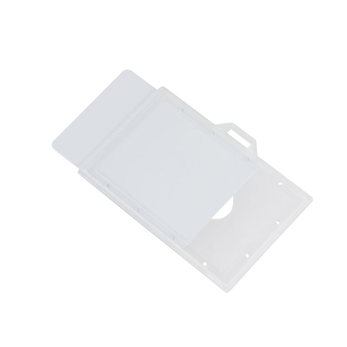 Badge Dispensers, Horizontal, Translucent, Pack of 25