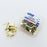 Brass-Plated Fasteners, 1", 100 Per Pack, 12 Packs