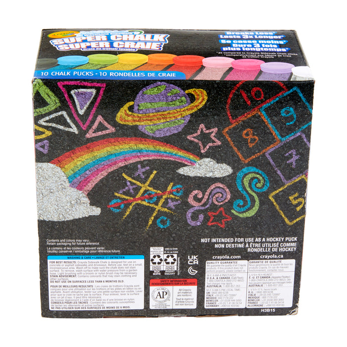 10ct Super Chalk Crayola