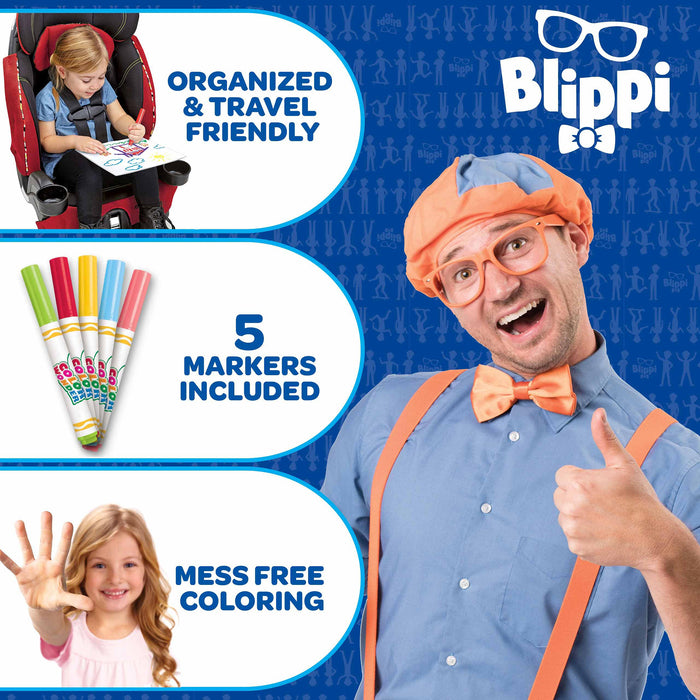 Color Wonder® Coloring Pad & Markers, Blippi, 2 Sets