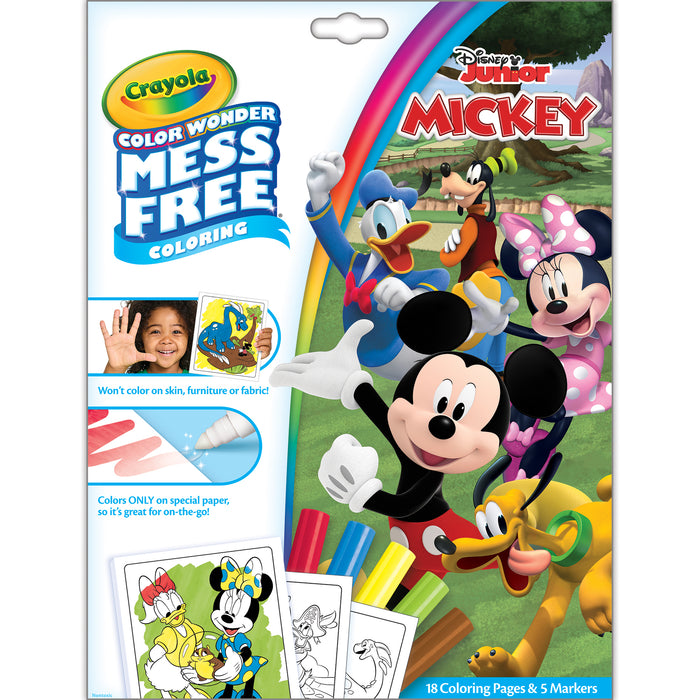 Color Wonder® Coloring Pad & Markers, Mickey, 2 Sets