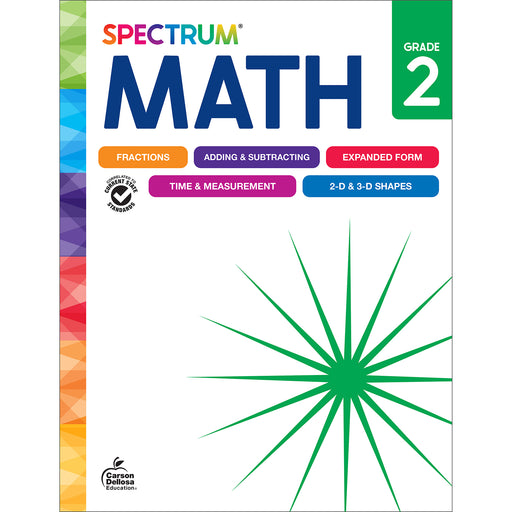 Spectrum Gr 2 Math Workbook