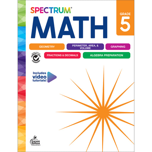 Spectrum Gr 5 Math Workbook