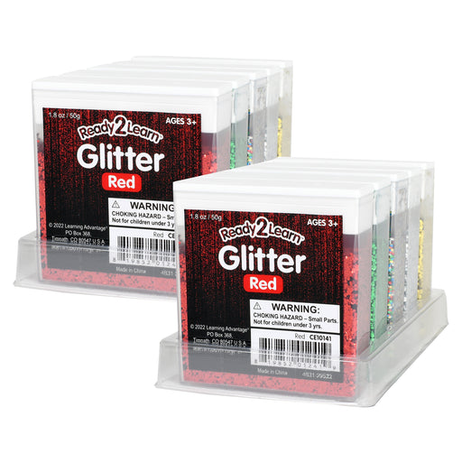 (2 Pk) Glitter Festive