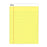 Legal Pad, Wide Ruled, Yellow, 50 Sheets, Pack of 12