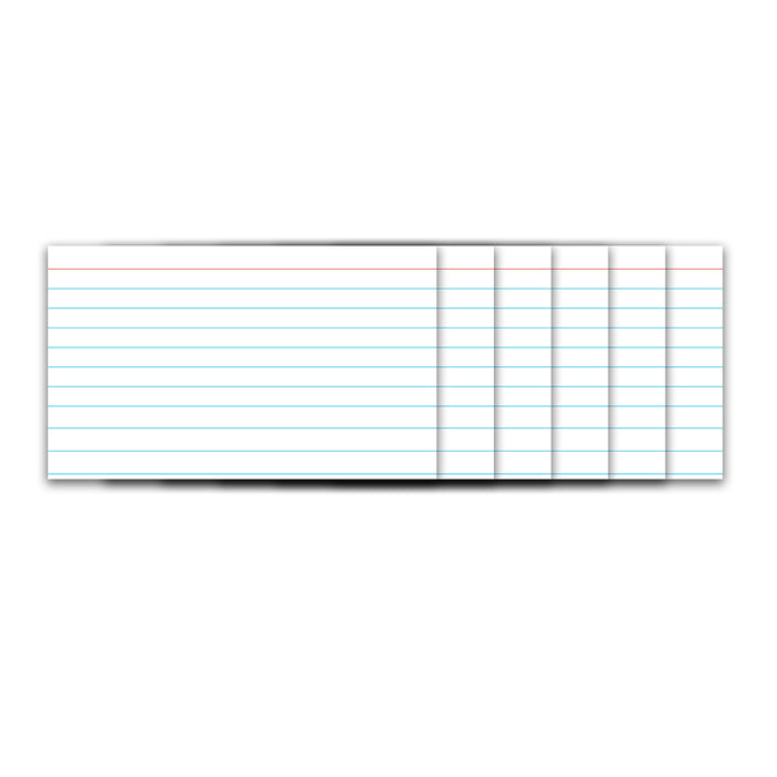 (12 Pk) 3 X 5 Index Cards White