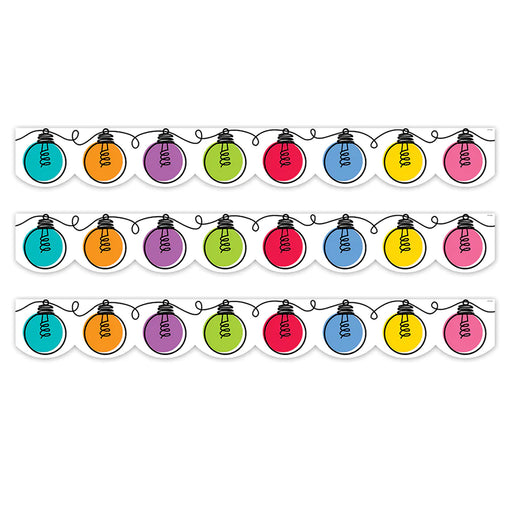 Core Decor Colorful Doodle Lights EZ Border, 48 Feet Per Pack, 3 Packs