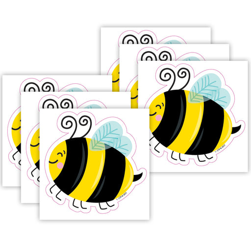 Busy Bees 3 Inch Designer Cut-Outs, 36 Per Pack, 6 Packs