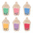 Krafty Pop! Boba Cups 6" Designer Cut-Outs, 36 Per Pack, 3 Packs
