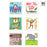 Jungle Friends Reward Stickers, 60 Per Pack, 6 Packs