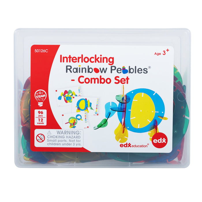 Interlocking Rainbow Pebbles Combo Set