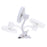 Wht Ezy-fit Deluxe Clip On Fan