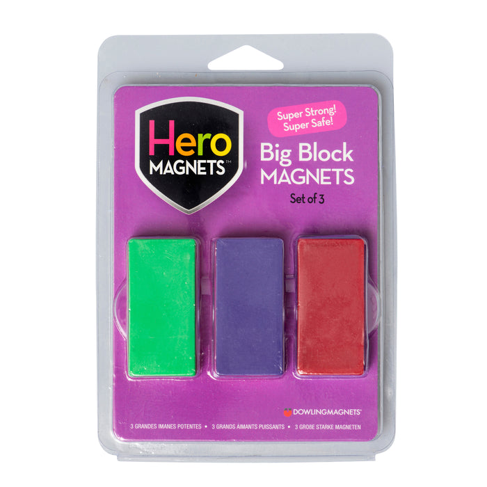 Hero Magnets Bundle: Button, Blocks & Rings, 18 Pieces