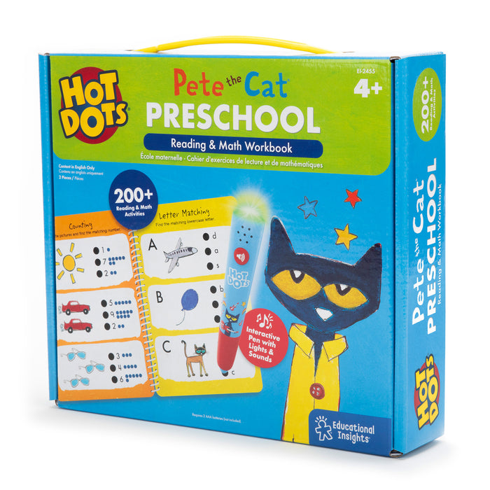 Hot Dots® Pete the Cat® Preschool Reading & Math