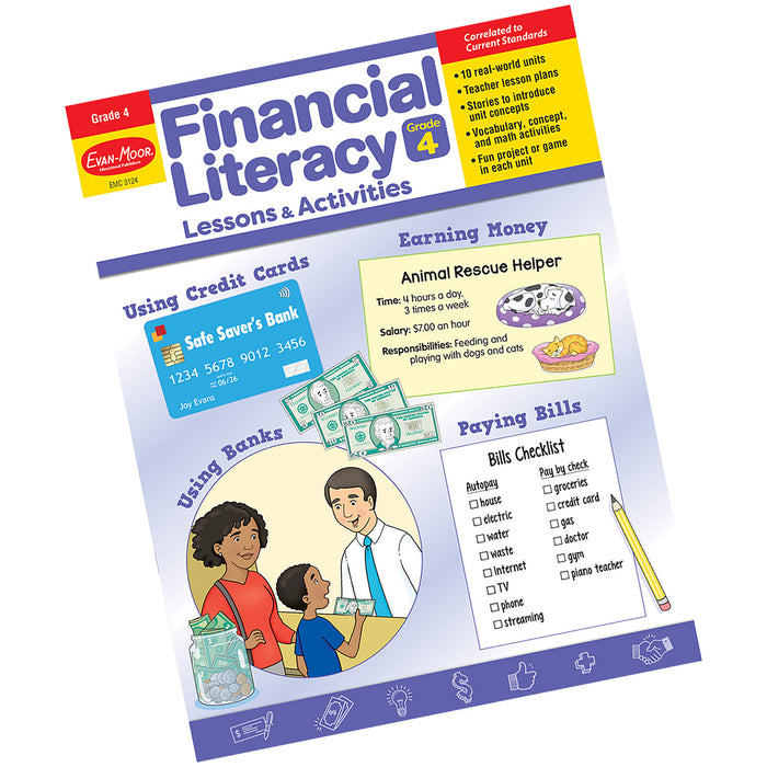 Financial Literacy Lessons & Activities, Grade 4