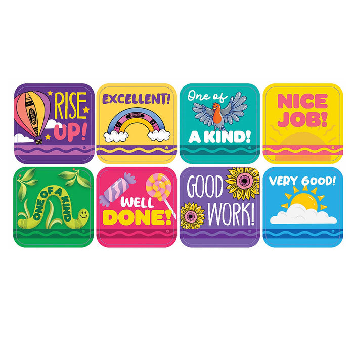 Crayola® Colors of Kindness Theme Stickers, 120 Per Pack, 12 Packs