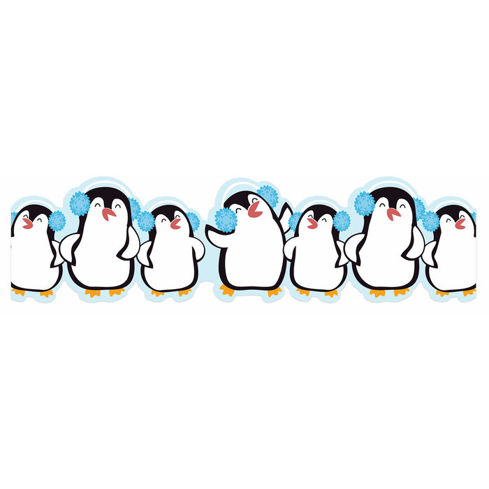 Winter Penguins Extra Wide Deco Trim®, 37 Feet Per Pack, 6 Packs