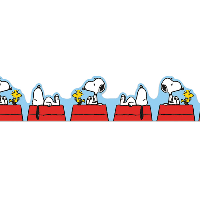 Peanuts® Snoopy on Doghouse Extra Wide Die-Cut Deco Trim®, 37 Feet Per Pack, 6 Packs