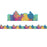 Seas the Day Colorful Coral Reef Extra Wide Die-Cut Deco Trim®, 37 Feet Per Pack, 6 Packs
