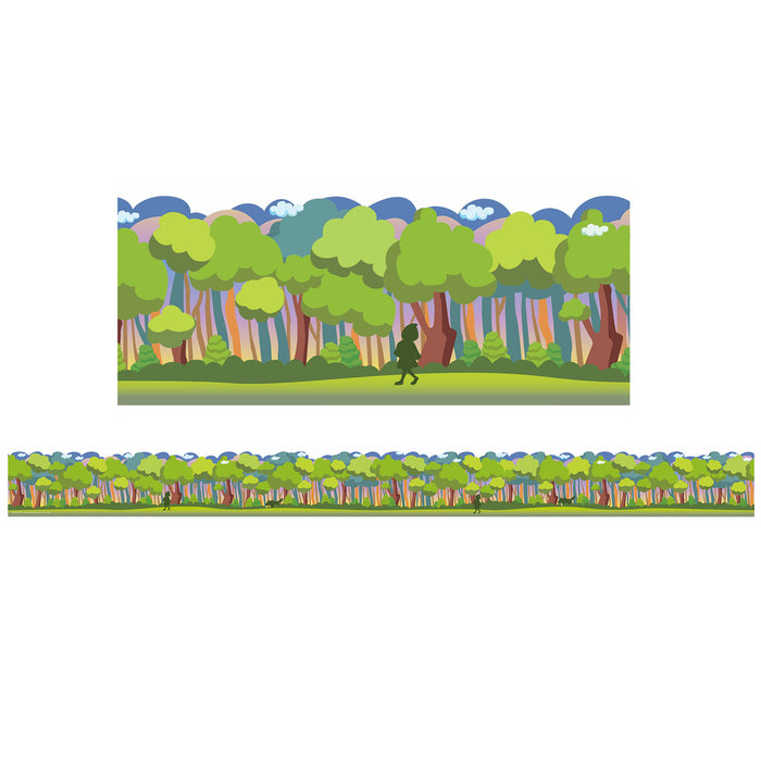 Once Upon A Dream Forest Extra Wide Die-Cut Deco Trim®, 37 Feet Per Pack, 6 Packs