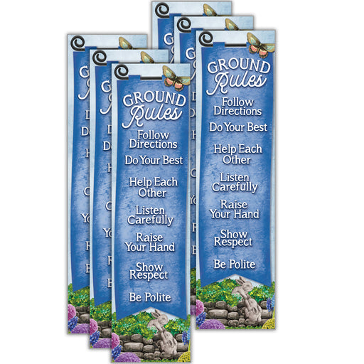 (6 Ea) Ground Rules Banner Vertical