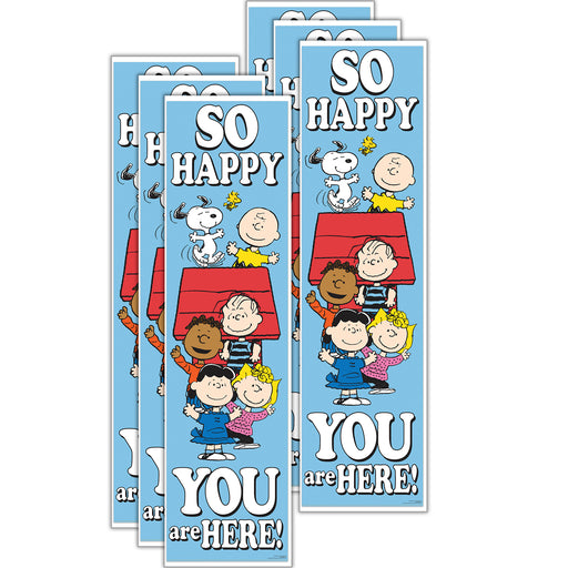 (6 Ea) Peanuts So Glad Banner You Are Here