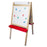 Deluxe Magnetic Paper Roll Easel, Green Chalkboard/White Dry Erase, 48"H x 24"W