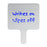 Rectangular Lined Dry Erase Answer Paddle, Class Pack of 24
