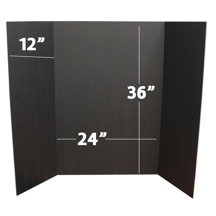 Foam Project Board, 36" x 48", Total Black, Bulk Pack of 24