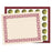 Art Deco Set - Maroon Border Paper, Plain Folders, Gold Seals