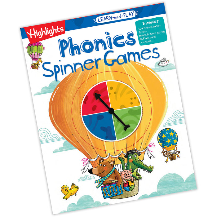 Learn-and-Play Phonics Spinner Games