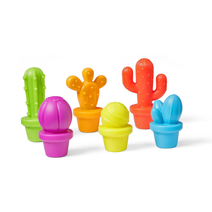 Colorful Cactus Counters, Set of 72