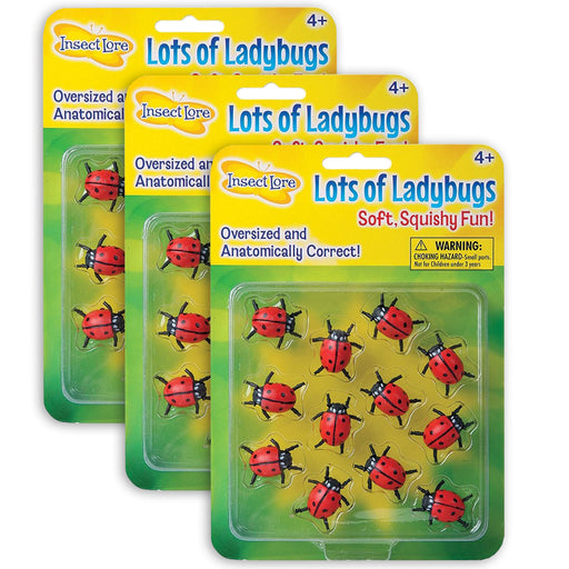 Lots Of Ladybugs, 12 Per Pack, 3 Packs