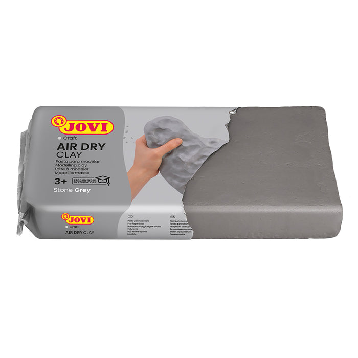 Air Dry Clay, Grey, 1.1lb Bar, Pack of 3