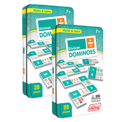 Division Match & Learn Dominoes, Pack of 2