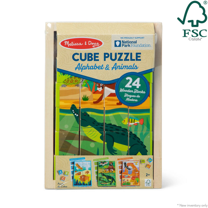 National Parks Wooden Blocks & Cube Puzzle