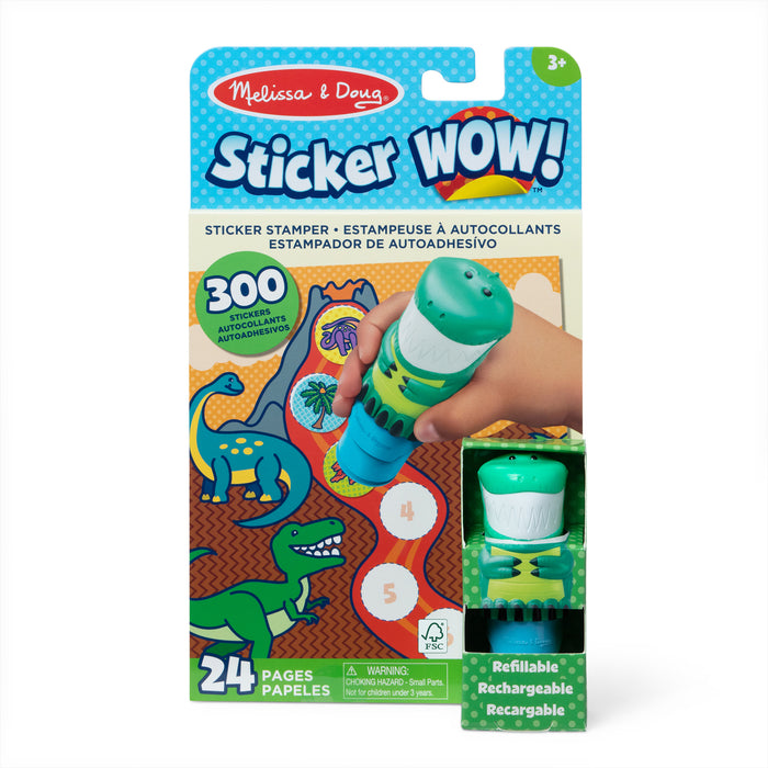 Sticker WOW! Activity Pad Set - Dinosaur, 2 Sets