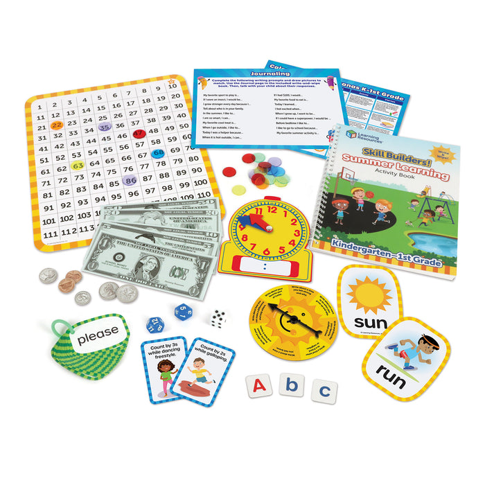 Skill Builders Summer Learning Activity Set - K to 1st