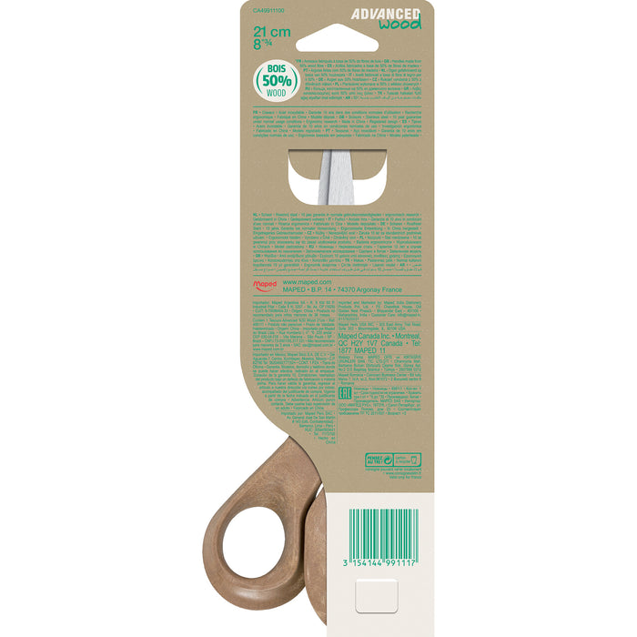 Advanced Eco-Friendly Multipurpose 8-1/4" Scissors, Pack of 6