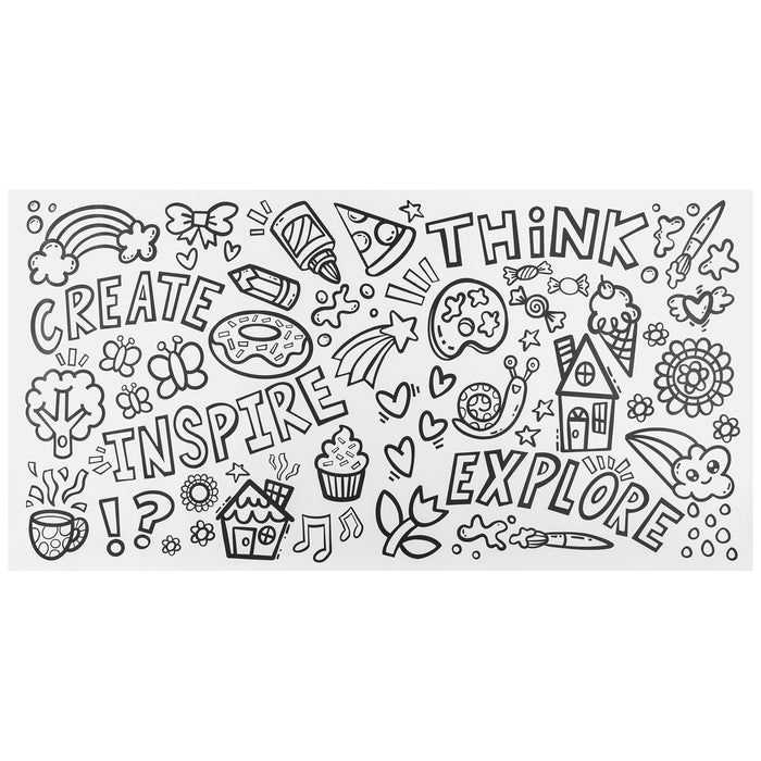 Doodle & Drawing Roll, 4 Assorted Designs