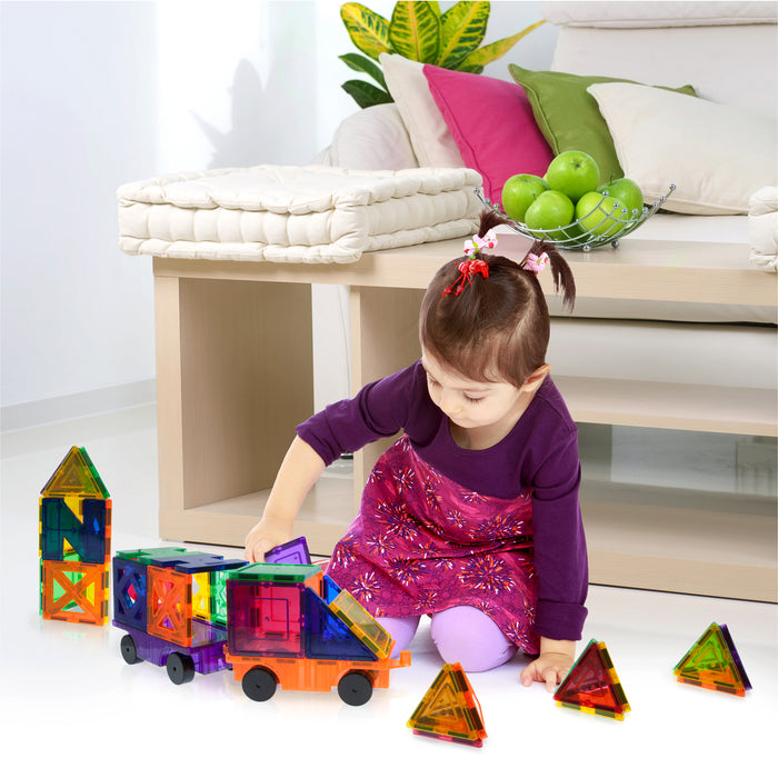 Magnetic Tiles, 82-Piece Set